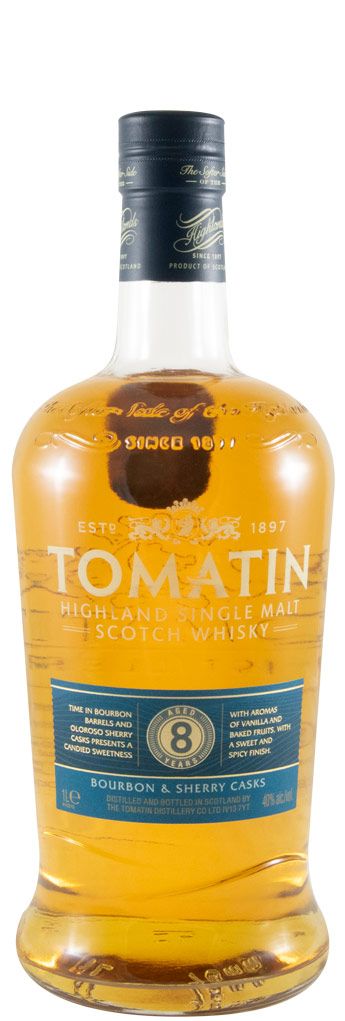 Tomatin Bourbon & Sherry Casks 8 anos 1L