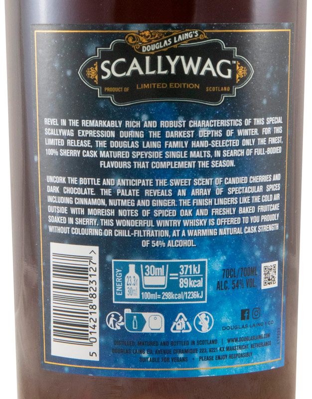 Douglas Laing's Scallywag The Winter Edition 2022 Cask Strength Edição Limitada