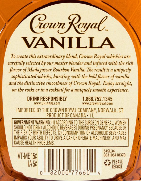 Crown Royal Vanilla 1L