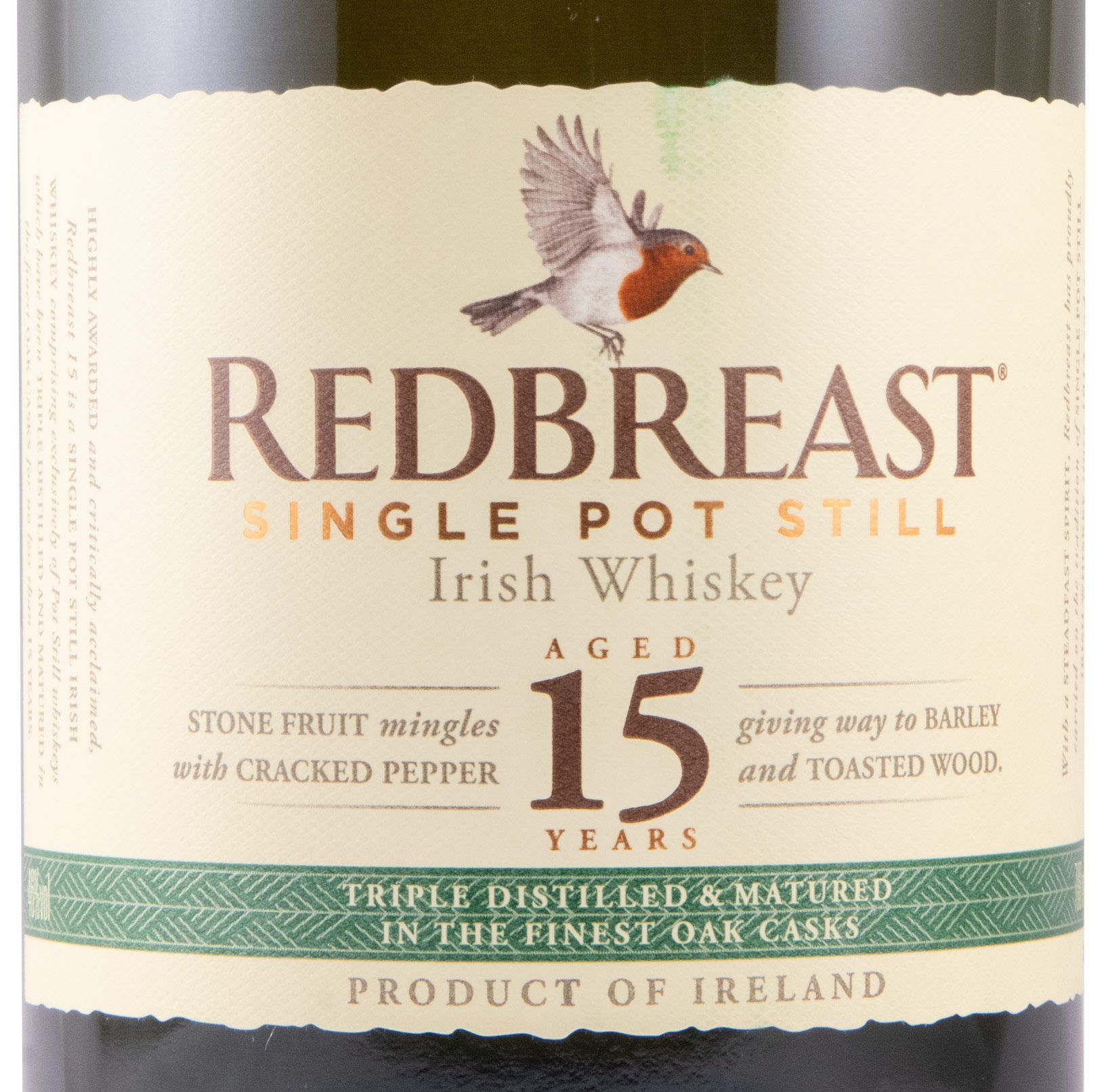Redbreast Single Pot Still 15 anos