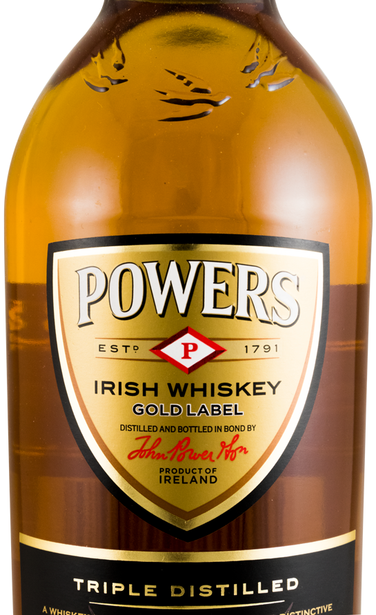 Powers Gformer label (former bottle)