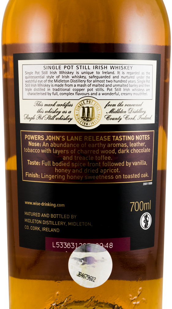Powers John's Lane Release Single Pot Still 12 years