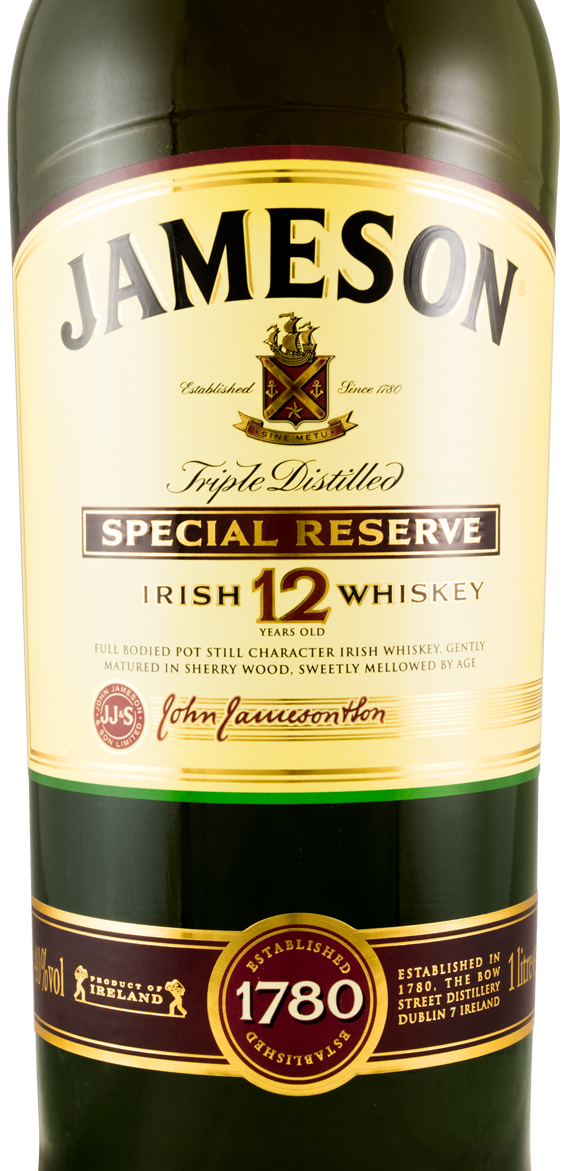 Jameson Special Reserve 12 anos 1L