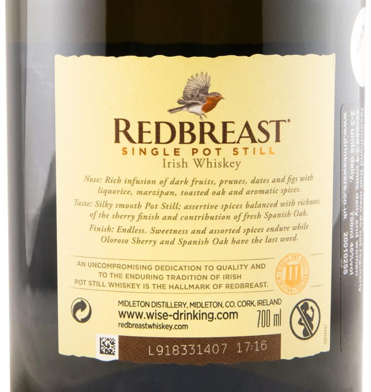Redbreast Lustau Edition Single Pot Still