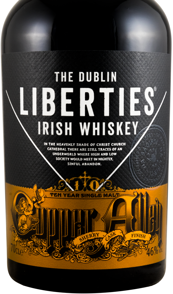 The Dublin Liberties Copper Alley Sherry Cask Finish Single Malt 10 anos