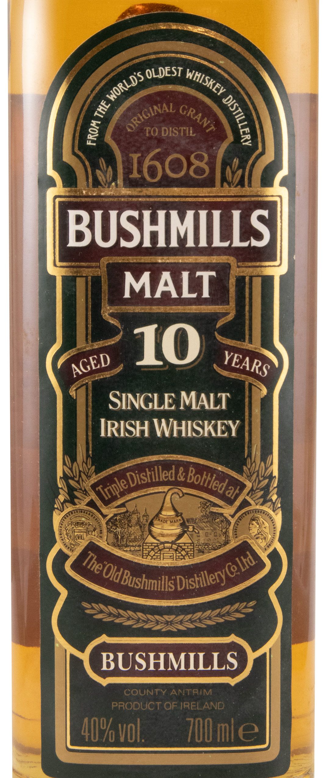 Bushmills Single Malt 10 years (former bottle)