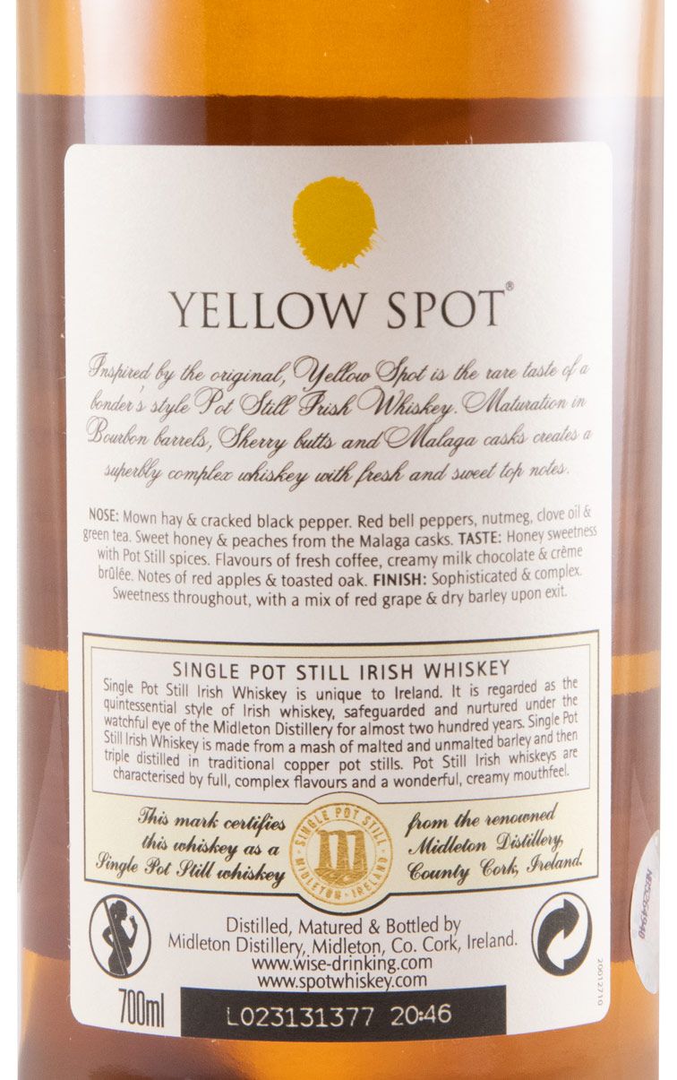 Yellow Spot Single Pot Still 12 years