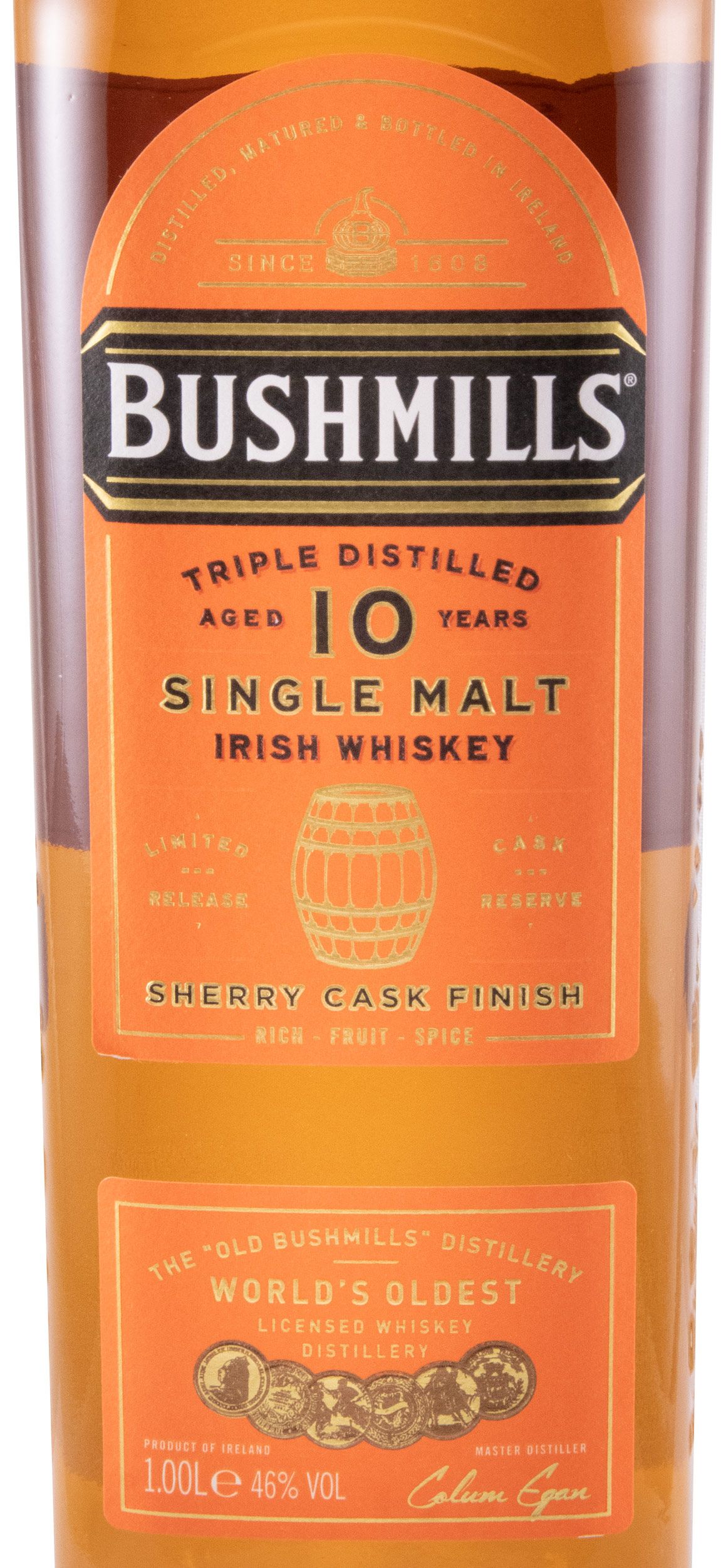 Bushmills Sherry Cask Triple Distilled 10 anos