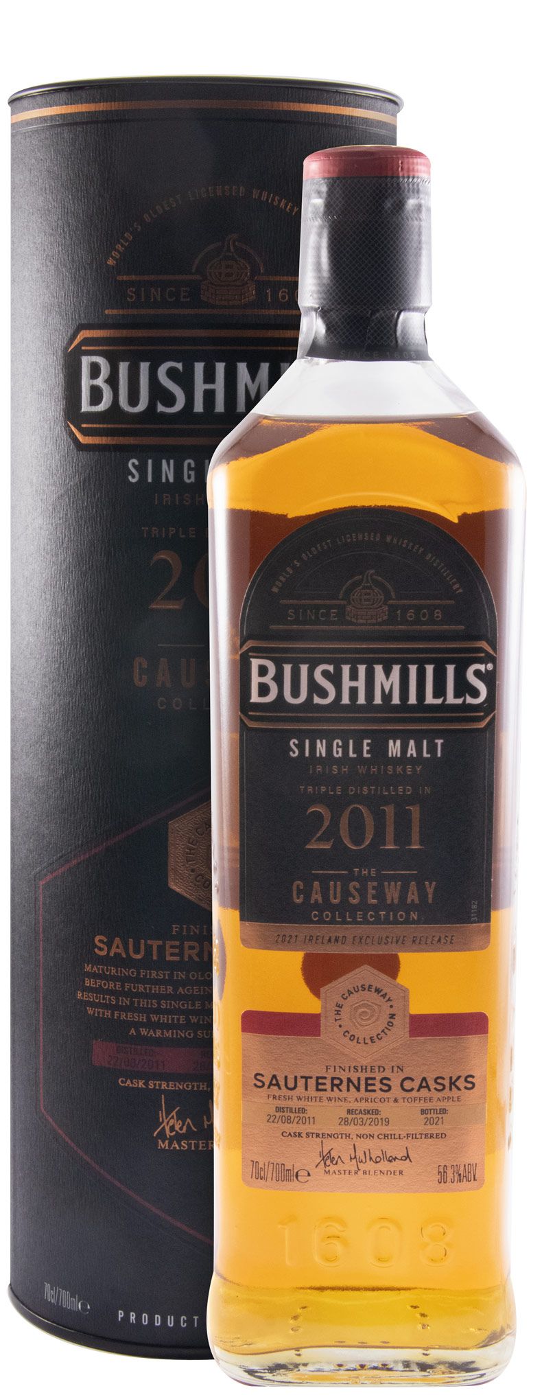 2011 Bushmills The Causeway Collection Sauternes Casks Single Malt