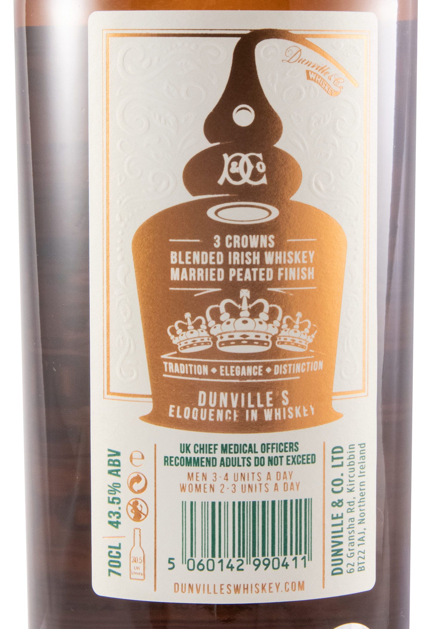 Dunville's Three Crowns Peated
