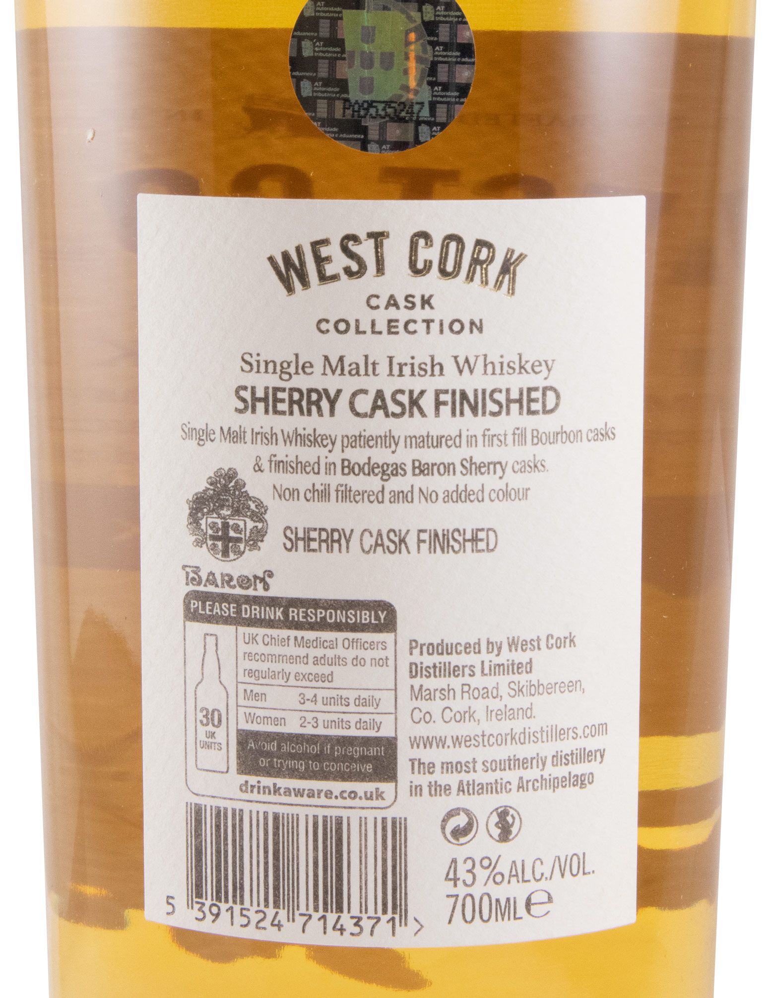 West Cork Sherry Cask Single Malt
