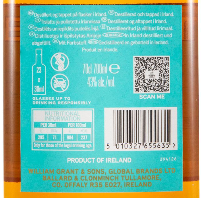 Tullamore Dew Rum Cask Finish