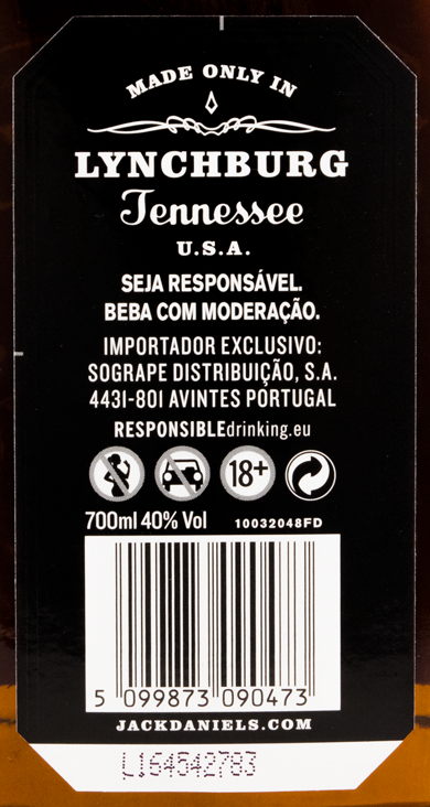 Jack Daniel's c/ 2 Copos (caixa em metal)