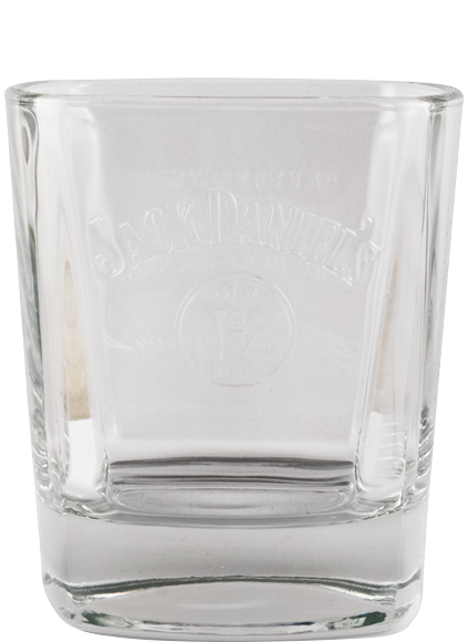 Jack Daniel's c/ 2 Copos (caixa em metal)