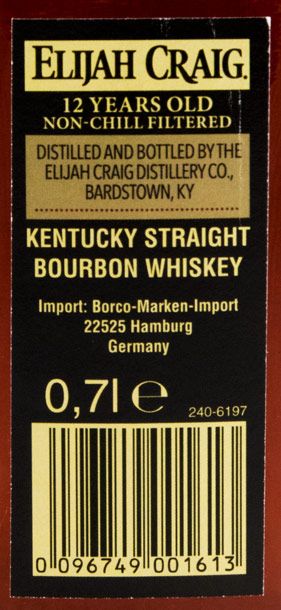 Elijah Craig Small Batch Barrel Proof