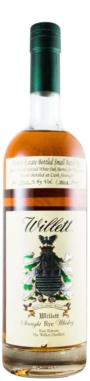 Willet 3 anos Small Batch Rye Cask Strength