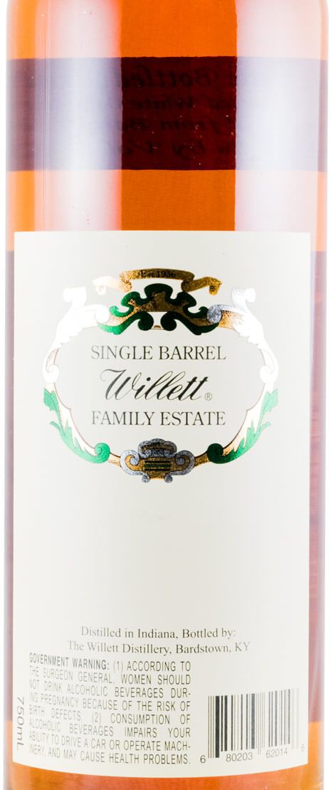 Willet 8 years Barrel N.º 1408 Single Barrel Rye