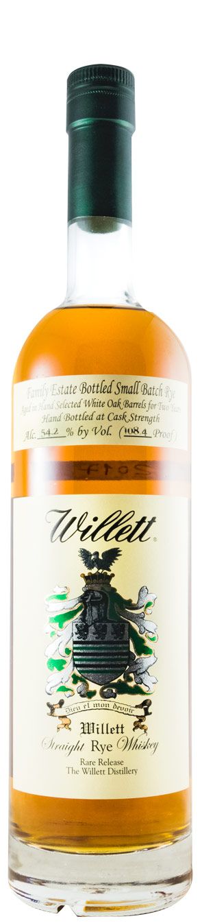 2017 Willet Small Batch Rye Cask Strength 54.2%
