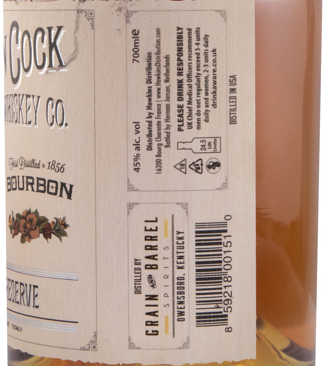 Chicken Cock Heritage Reserve Bourbon