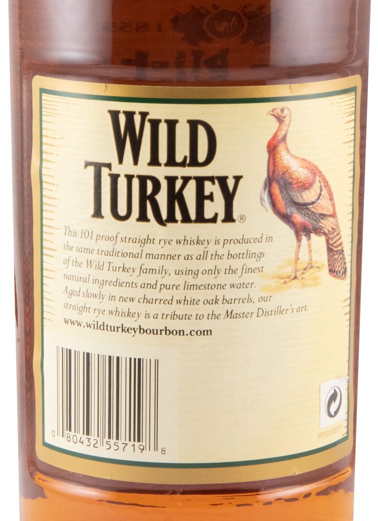 Wild Turkey Straight Rye 101 Proof (former label)