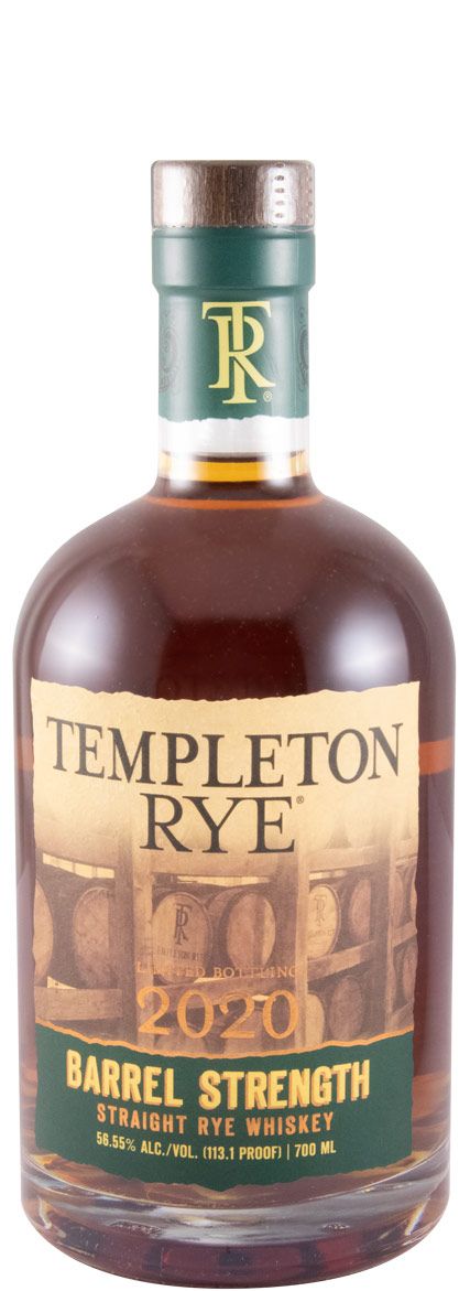 2020 Templeton Rye Barrel Strength Straigth Rye