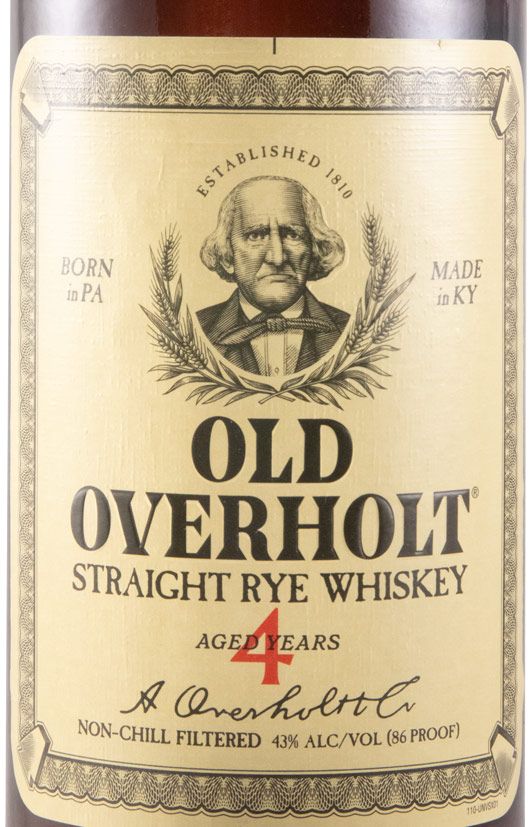 Old Overholt Straight Rye 4 years 43% 1L