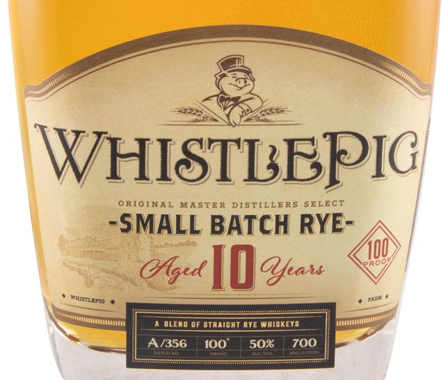 Whistlepig Small Batch Rye 10 anos