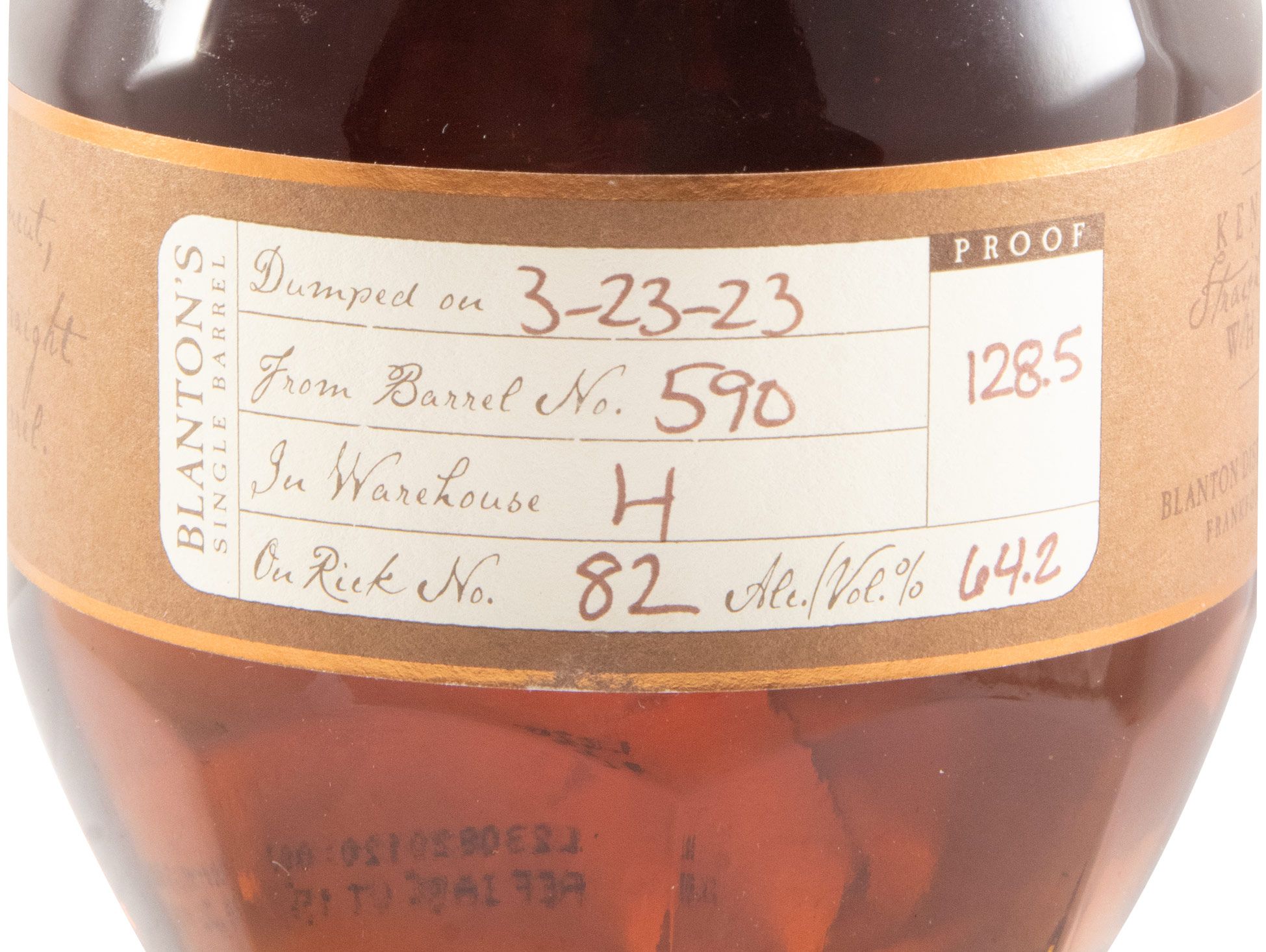 Blanton's Straight from the Barrel 64.2%