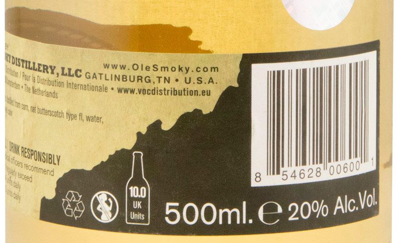 Ole Smoky Moonshine Butterscotch 50cl