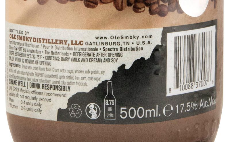 Ole Smoky Moonshine Mountain Java 50cl