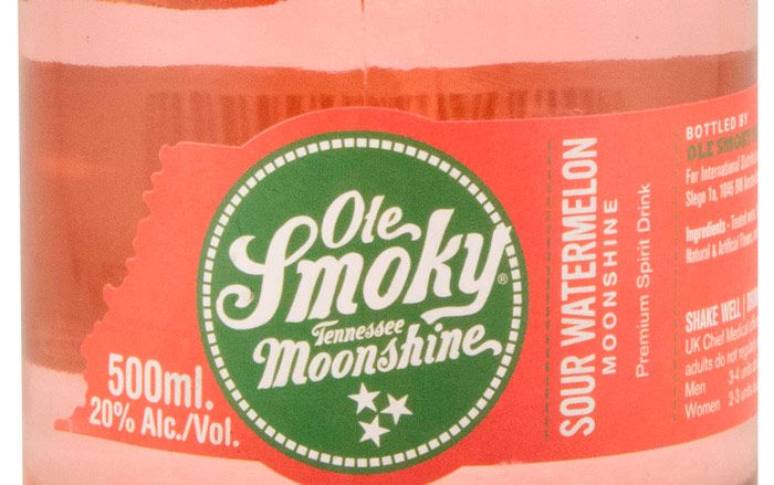 Ole Smoky Moonshine Sour Watermelon 50cl