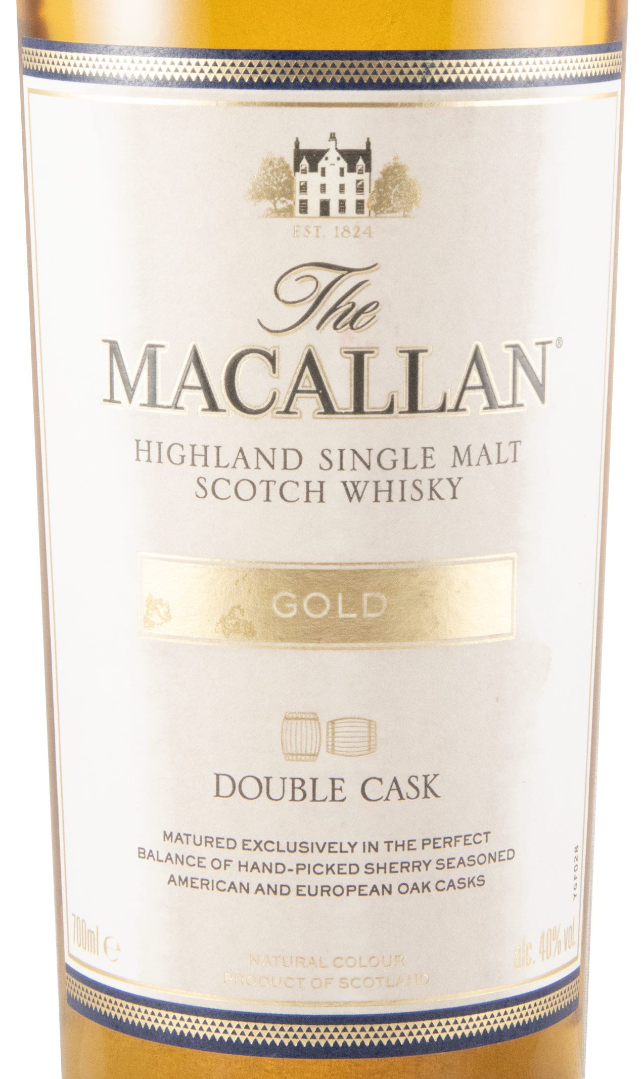 Macallan Gold Double Cask (damaged label)