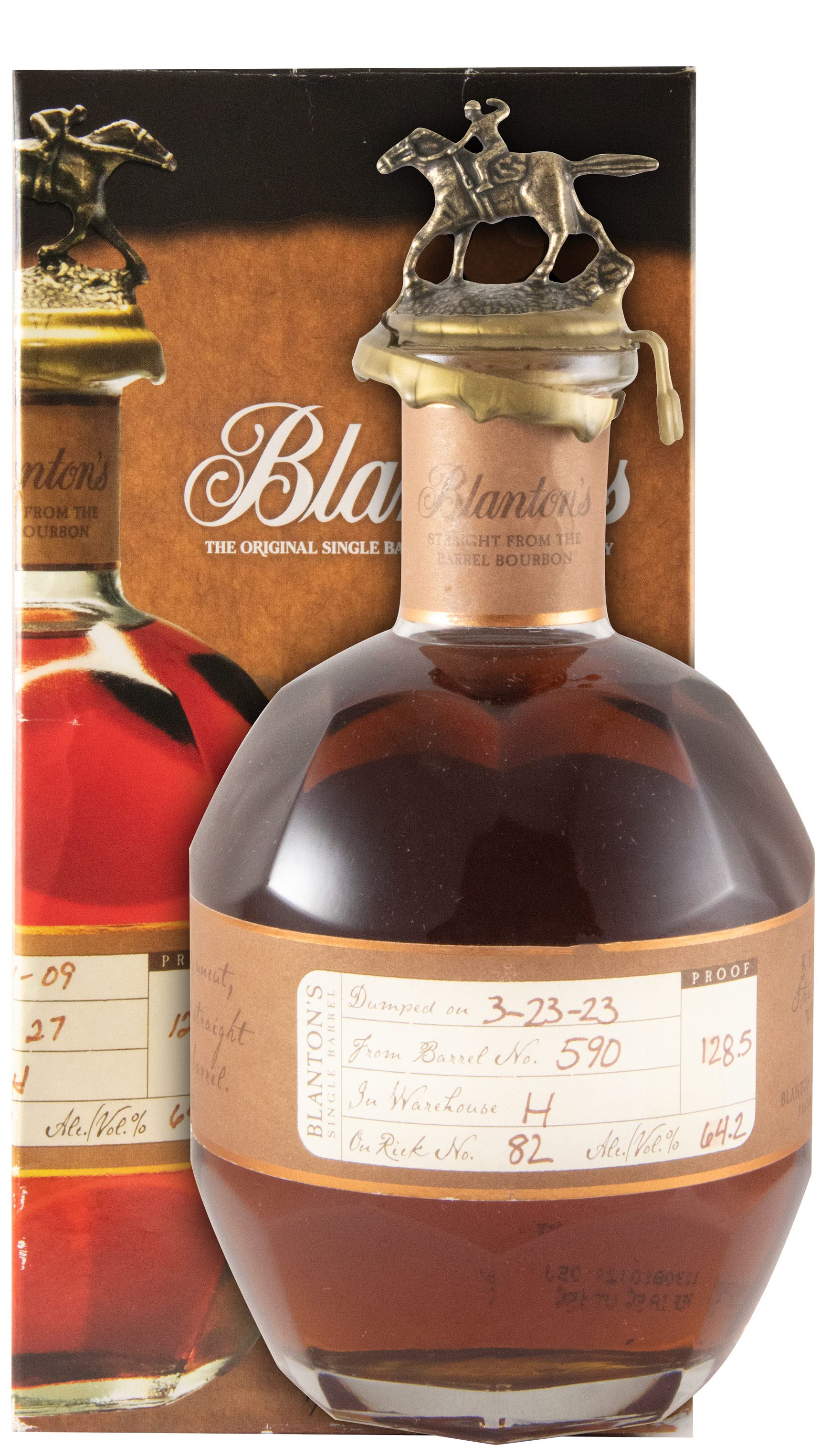 Blanton's Straight from the Barrel 64.2% (lacre partido)