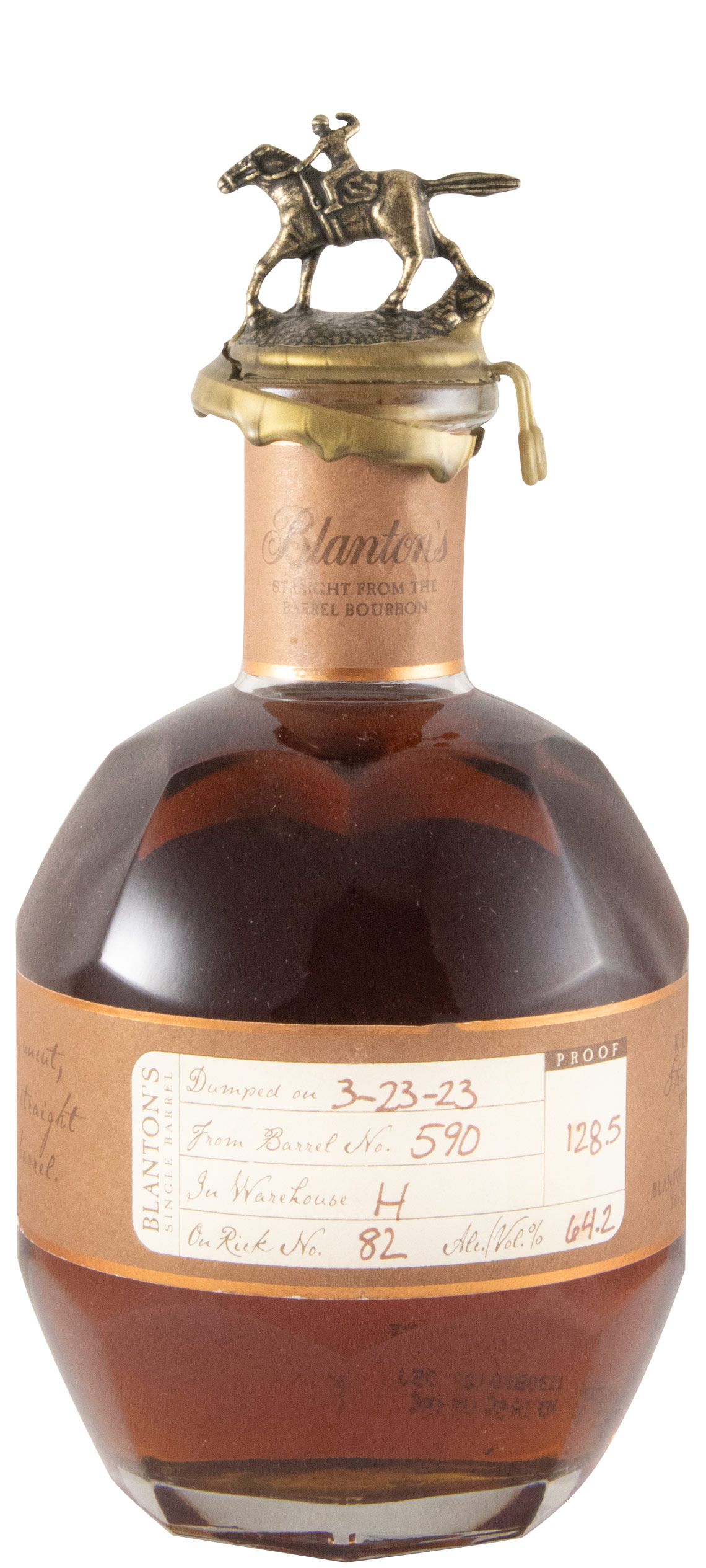 Blanton's Straight from the Barrel 64.2% (lacre partido)