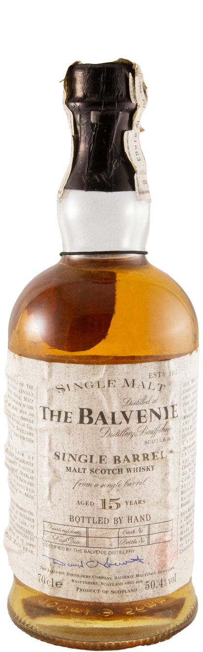 Balvenie Single Barrel 15 anos (rótulo danificado)