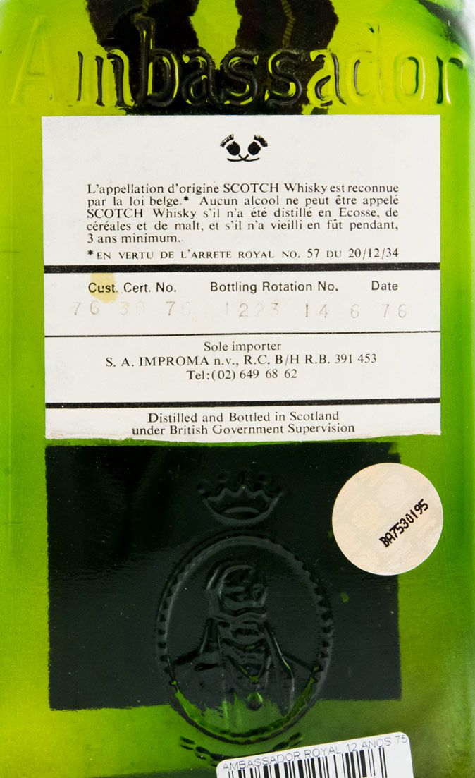 Ambassador Royal 12 years 75cl