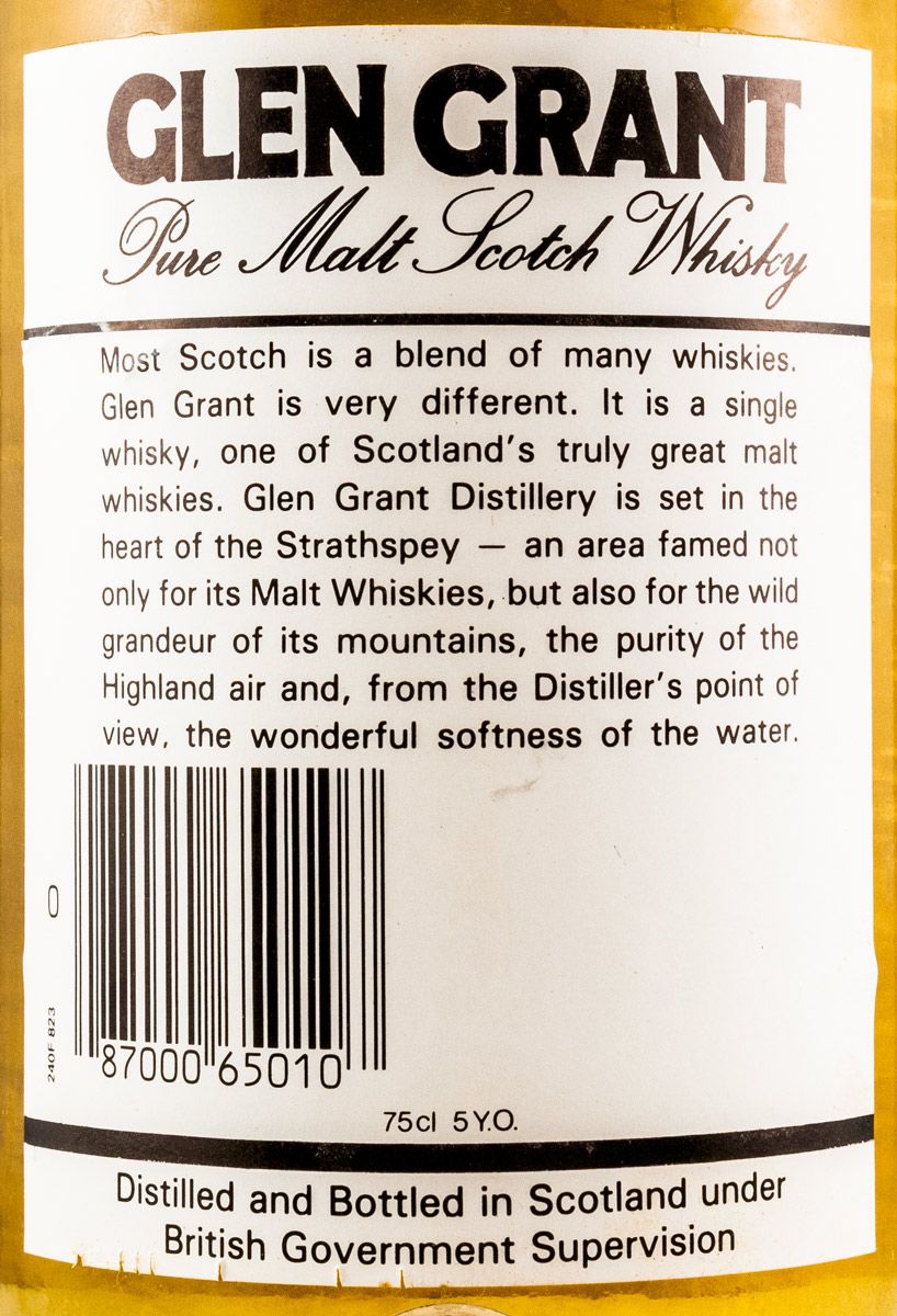 Glen Grant 5 years (destiled 1982) 75cl