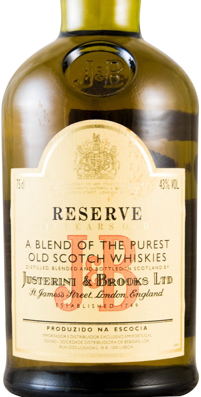 J&B Reserve 15 anos 75cl