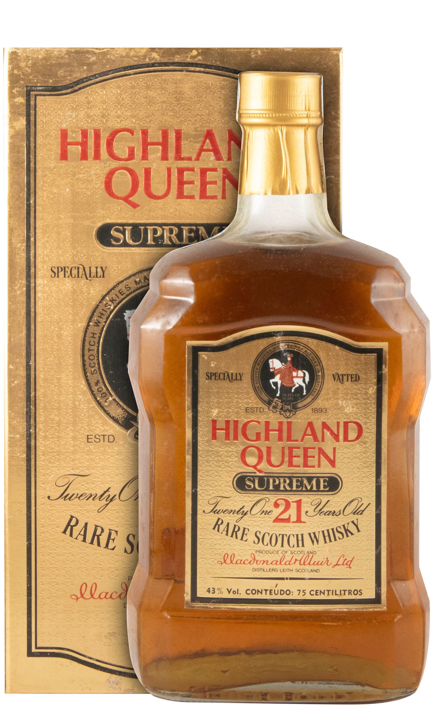 Highland Queen 21 anos (garrafa antiga) 75cl