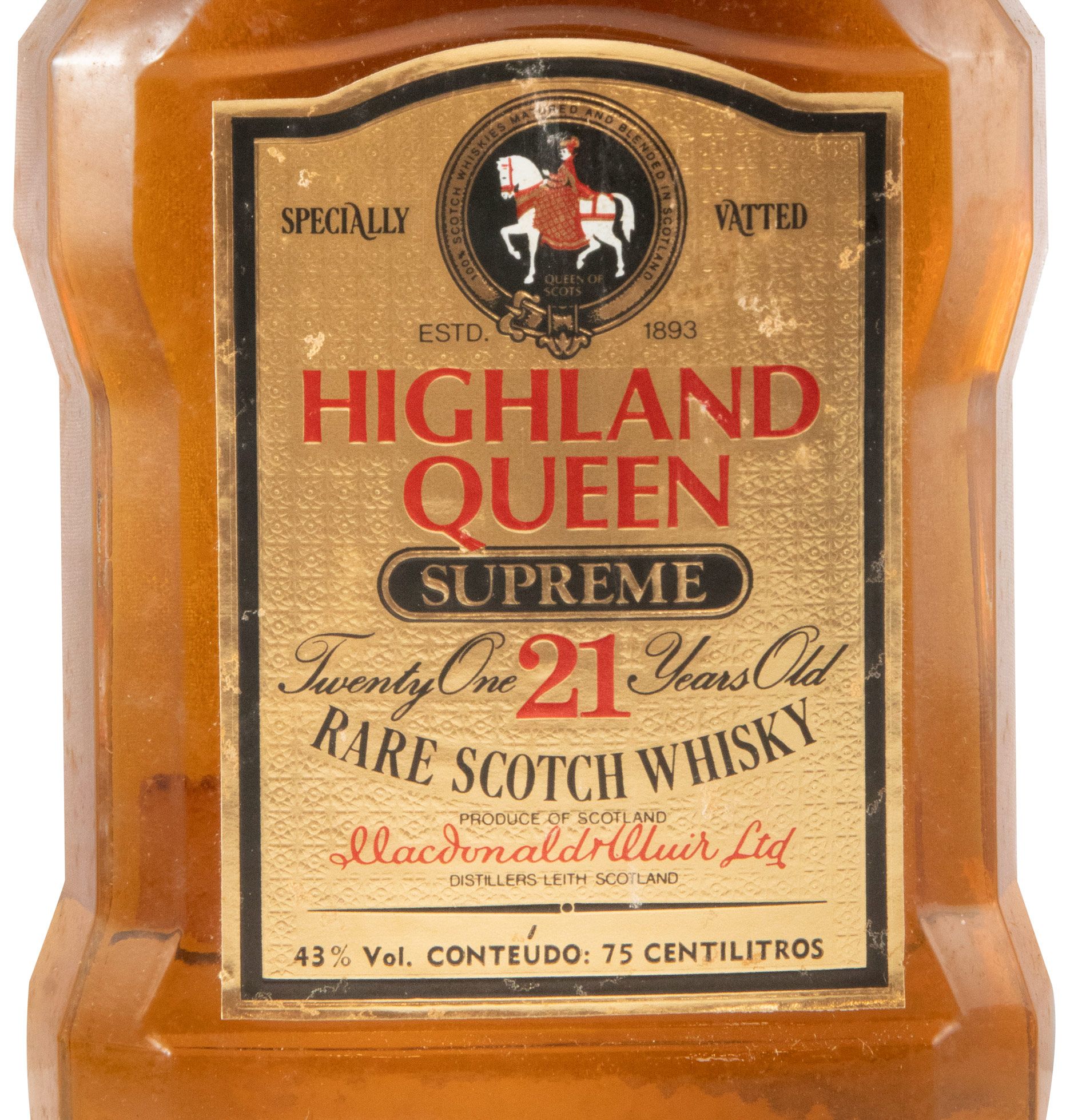 Highland Queen 21 anos (garrafa antiga) 75cl