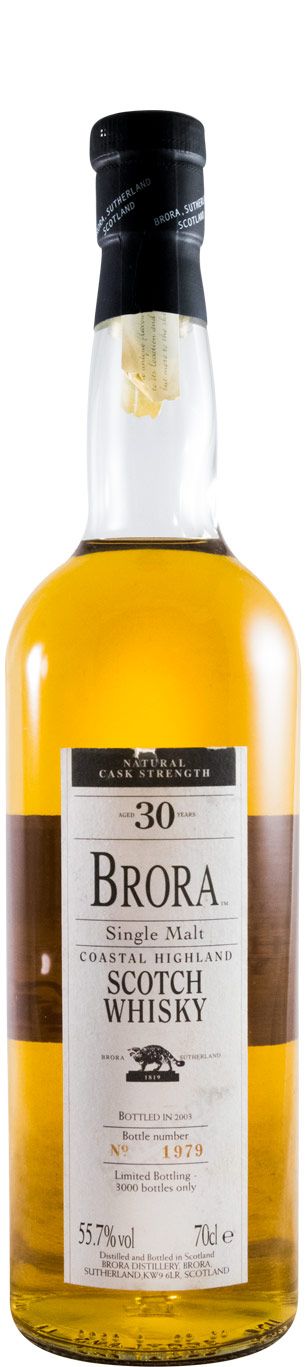 Brora 30 anos (garrafa n.º1979 engarrafado em 2005)