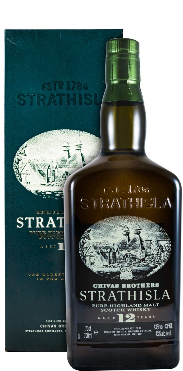 Strasthisla 12 years Old Label