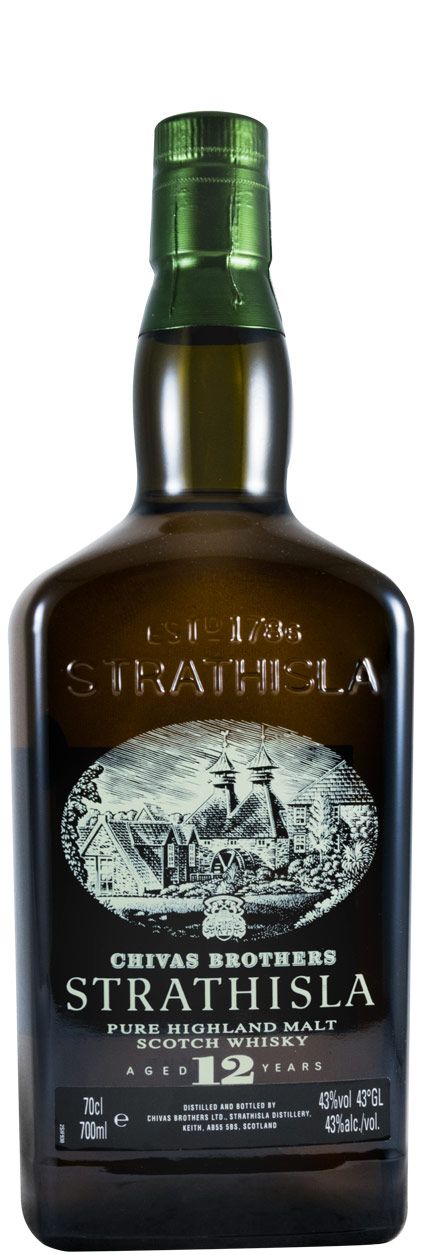 Strasthisla 12 years Old Label