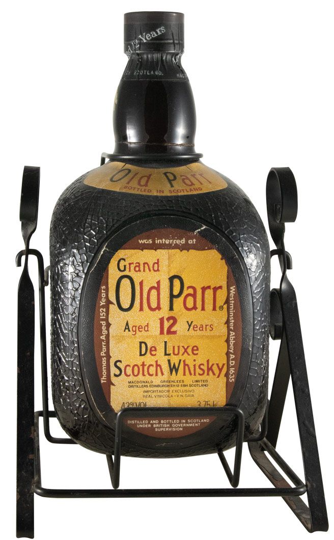 Grand Old Parr 12 anos (com suporte) 3,75L