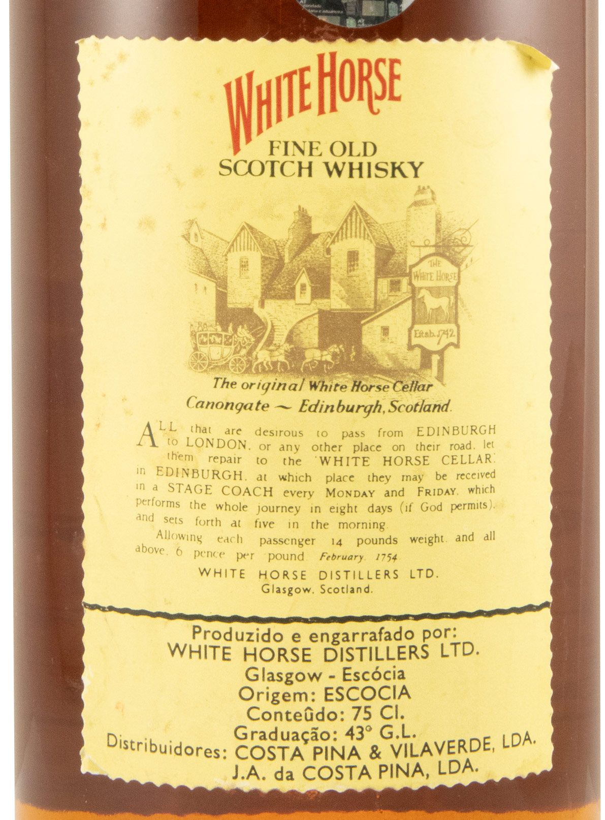 White Horse (garrafa redonda) 75cl