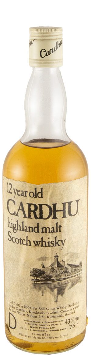 Cardhu 12 anos (garrafa alta) 75cl