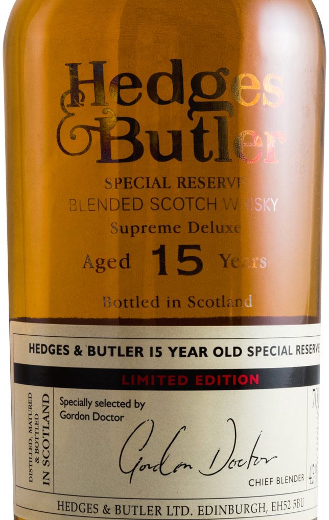 H&B 15 years Special Reserve