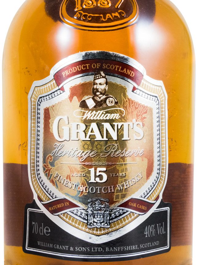 Grant's Heritage Reserve 15 anos