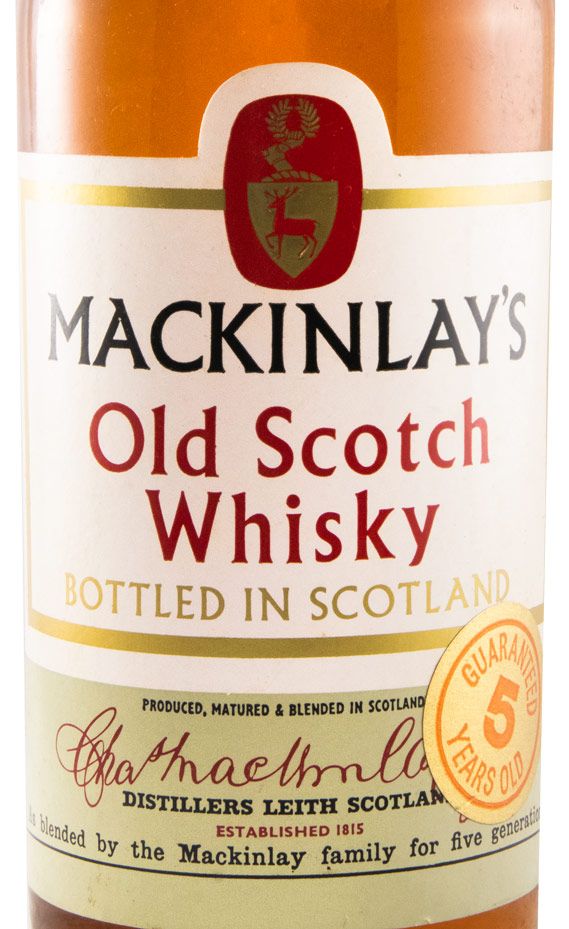 Mackinlay's 5 years (round bottle) 75cl