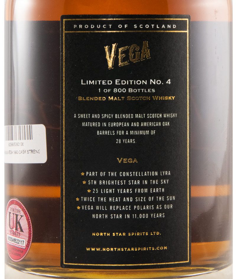 1990 Vega Cask Strength 28 anos